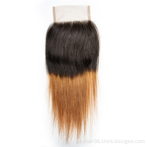 10A Woman Hair Extension Mink Cuticle Aligned Raw Brazilian Virgin Straight Human hair Bundles with Frontal Closure